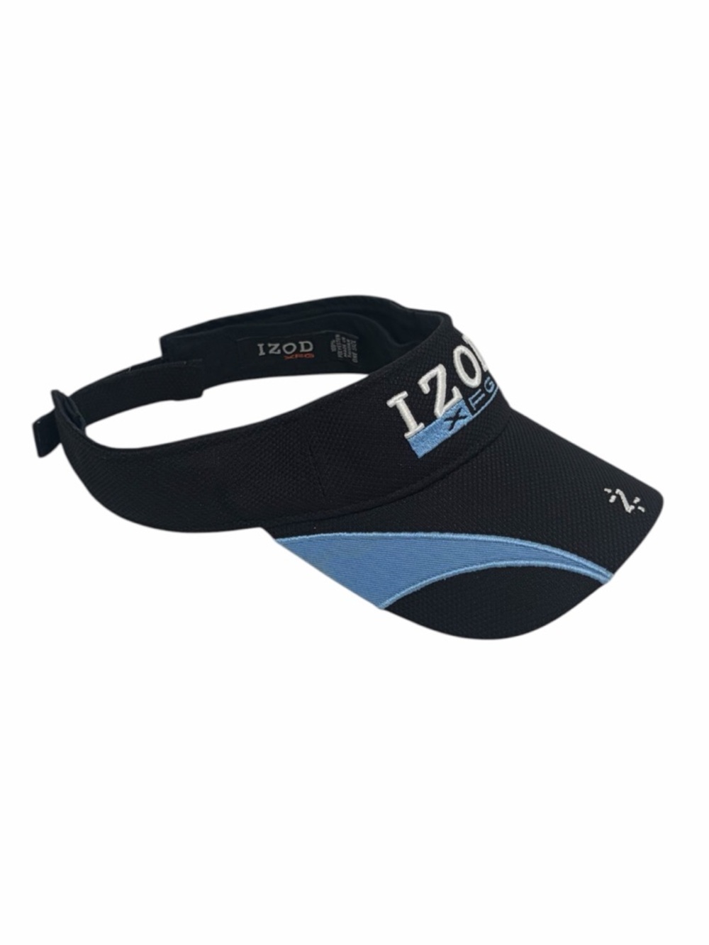 Izod XFG Black Blue Golf Visor- Like New